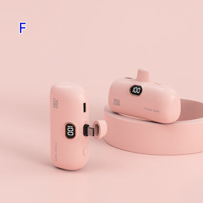 New Pocket Wireless Capsule Power Bank Compact Portable Power Source Power Bank