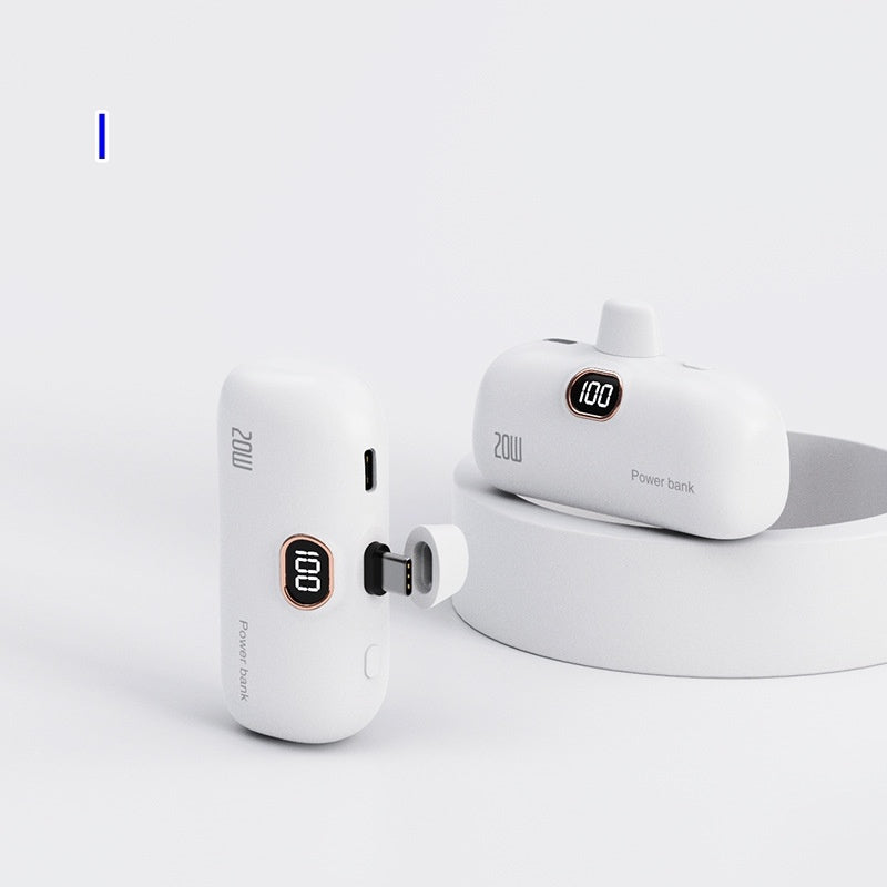 New Pocket Wireless Capsule Power Bank Compact Portable Power Source Power Bank
